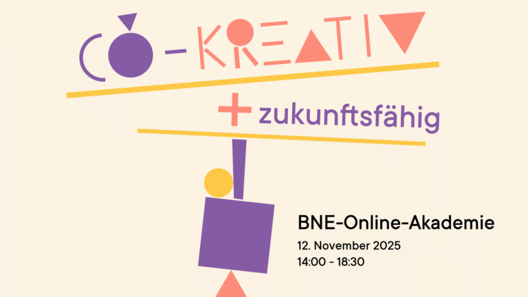 Titelbild BNE-Online-Akademie 2025